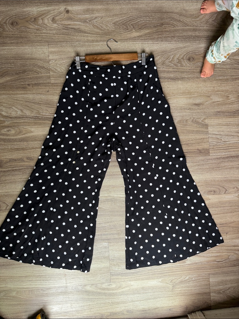 Maeve Black & White Polka Dot Pants - Picture 9 of 10